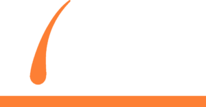 Futrzak_logotyp biale i pomarancz