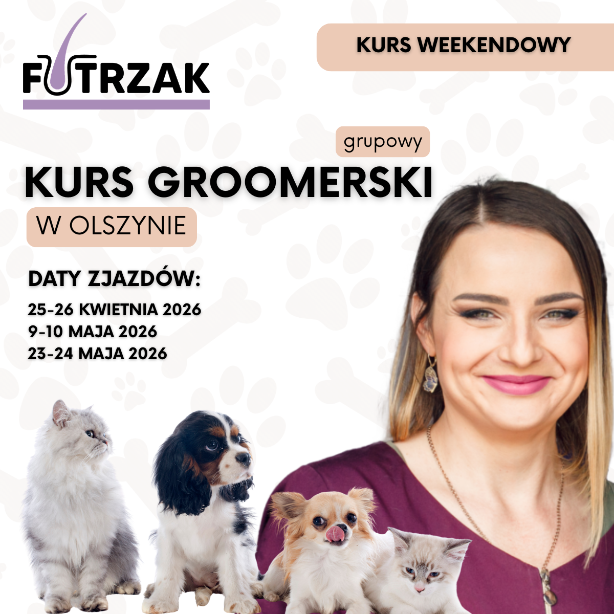 Kurs groomera Olsztyn